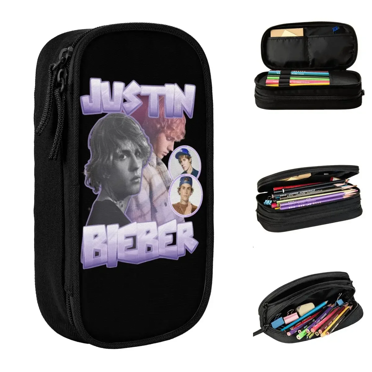 Justins Biebers Pencil Cases Cute Hip Hop Singer Pen Bag Student Big Capacity Students School Cosmetic Pencilcases
Justins Biebers Pencil Cases Cute Hip Hop Singer Pen Bag Student Big Capacity Students School Cosmetic Pencilcases