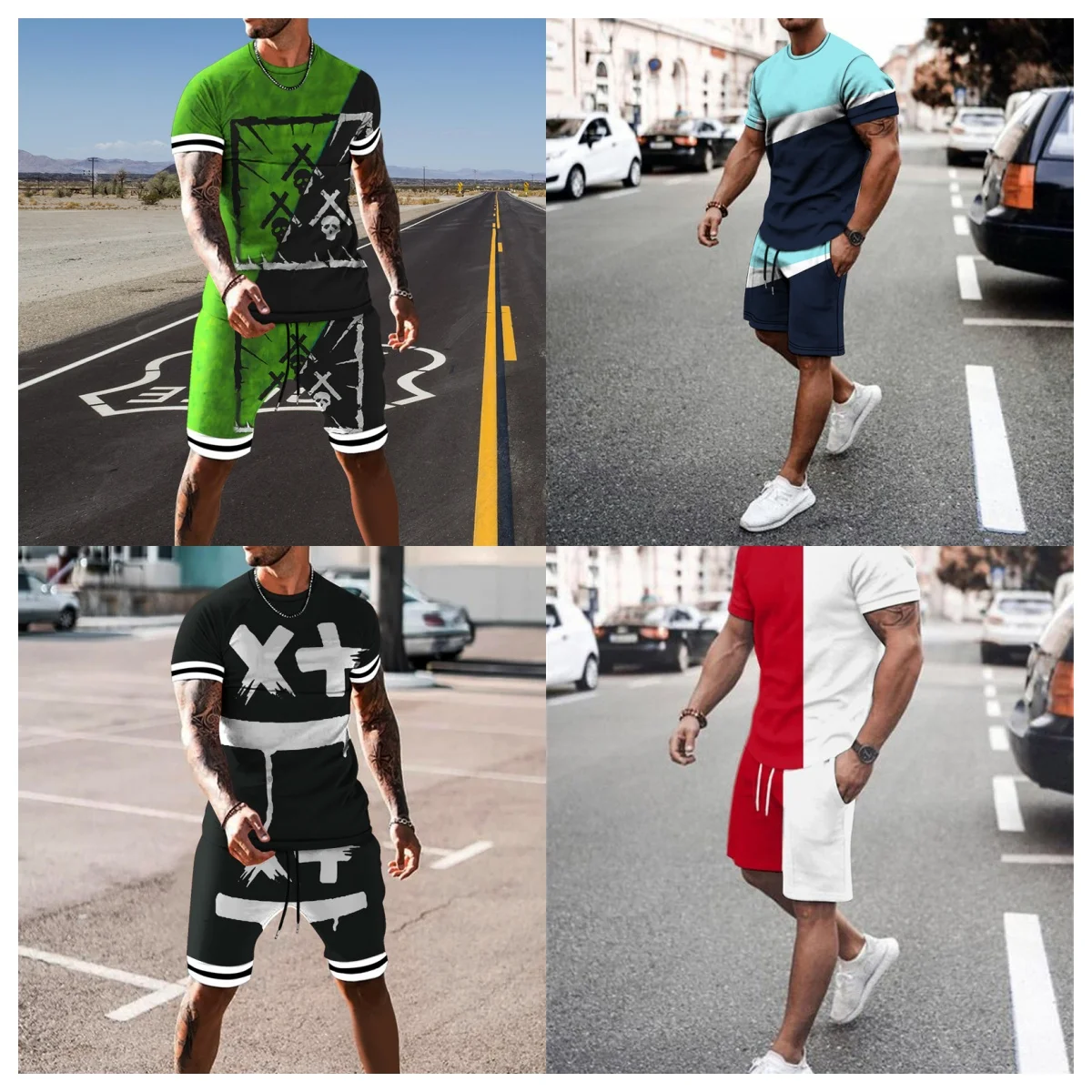 2025 Men's Super Cool Fashion 3D Printed Men's Suit Breathable Casual and Comfortable Men's Crew Neck T-shirt Casual Suit 
2025 Men's Super Cool Fashion 3D Printed Men's Suit Breathable Casual and Comfortable Men's Crew Neck T-shirt Casual Suit