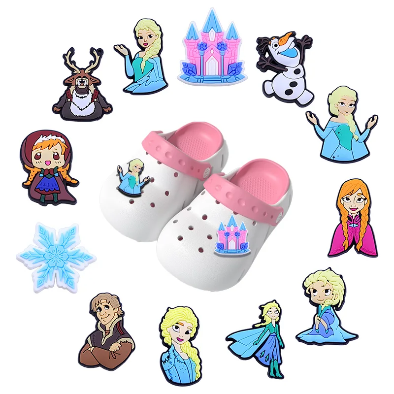 1-16Pcs MINISO Cartoon Frozen Shoe Charms PVC DIY Shoe Accessories For Clogs Sandals Decoration Buckle Kids Friends Gifts
1-16Pcs MINISO Cartoon Frozen Shoe Charms PVC DIY Shoe Accessories For Clogs Sandals Decoration Buckle Kids Friends Gifts