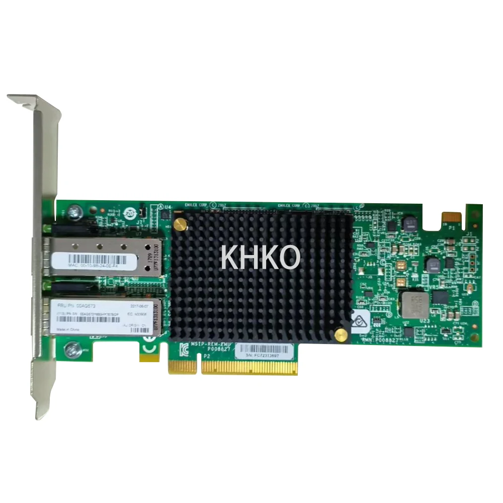 Original 00AG573 Dual Port 10 Gigabit Fiber Optic Network Card for IBM SR650 SR950 X3650 SFP+ PCIe Network Interface Adapter
Original 00AG573 Dual Port 10 Gigabit Fiber Optic Network Card for IBM SR650 SR950 X3650 SFP+ PCIe Network Interface Adapter