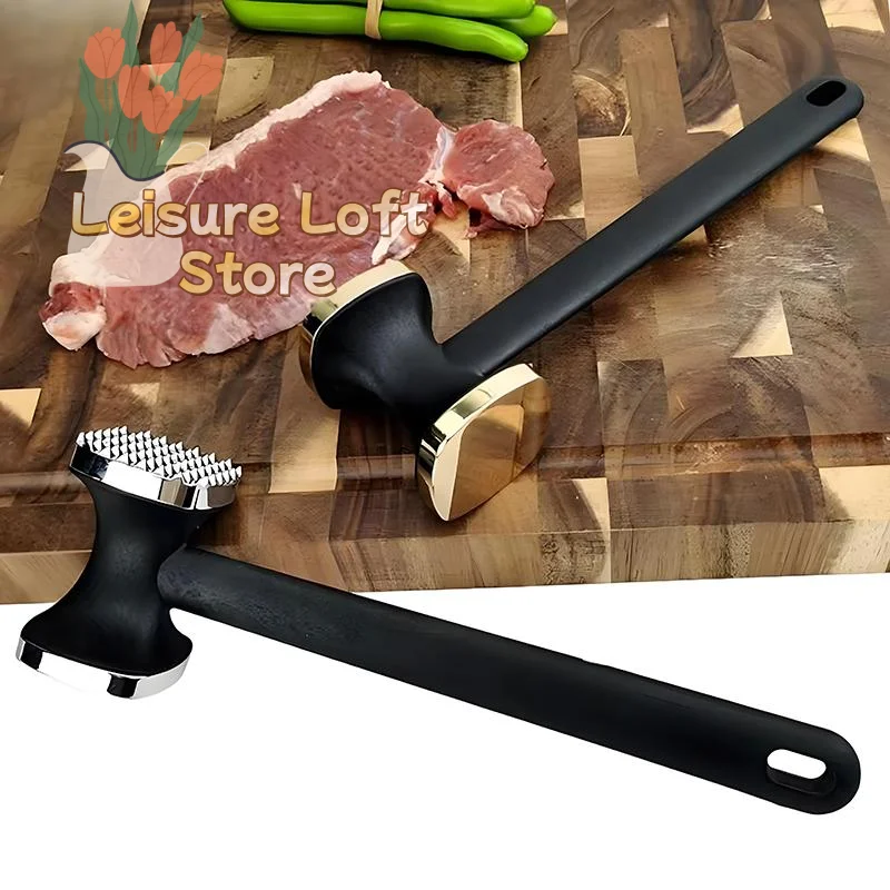 Heavy-Duty Alloy Kitchen Meat Tenderizer – Forged Mallet with Ergonomic Rubber Grip, for Pounding & Tenderizing Steaks, Chops
Heavy-Duty Alloy Kitchen Meat Tenderizer – Forged Mallet with Ergonomic Rubber Grip, for Pounding & Tenderizing Steaks, Chops