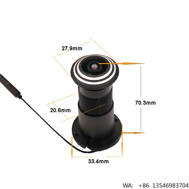 1080P Tuya Smart Fisheye Wide Angle CMOS Sensor Peephole Doorbell with Cloud Storage 1 Year Warranty
1080P Tuya Smart Fisheye Wide Angle CMOS Sensor Peephole Doorbell with Cloud Storage 1 Year Warranty