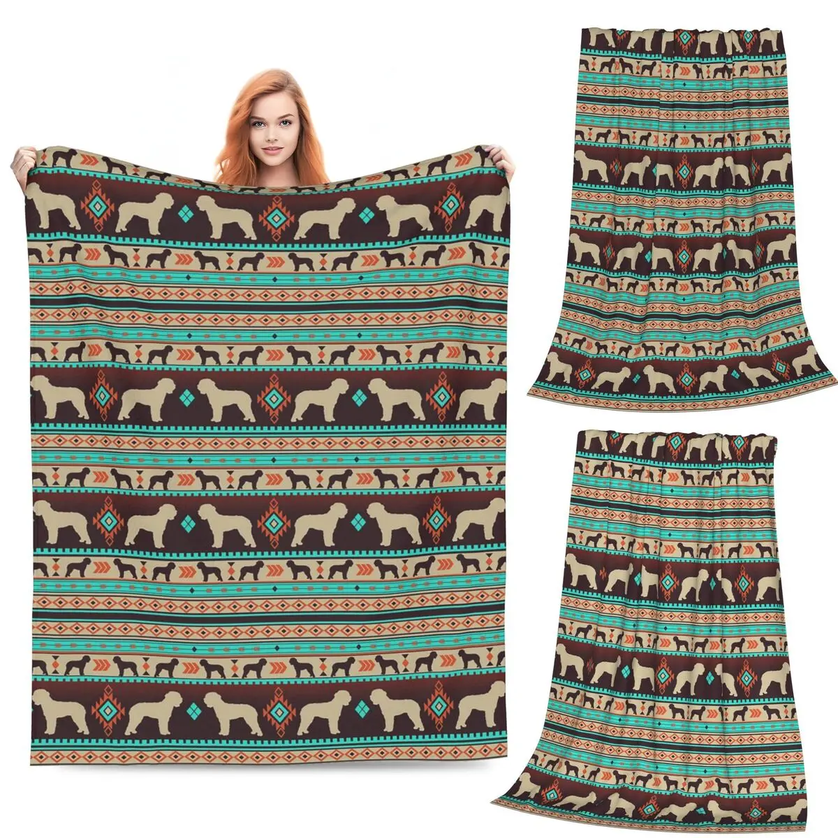 Одеяла в стиле бохо для собак Lagotto Romagnolo, мягкое теплое фланелевое одеяло, плюшевое одеяло для кровати, гостиной, пикника, путешествий, дома, дивана
Одеяла в стиле бохо для собак Lagotto Romagnolo, мягкое теплое фланелевое одеяло, плюшевое одеяло для кровати, гостиной, пикника, путешествий, дома, дивана