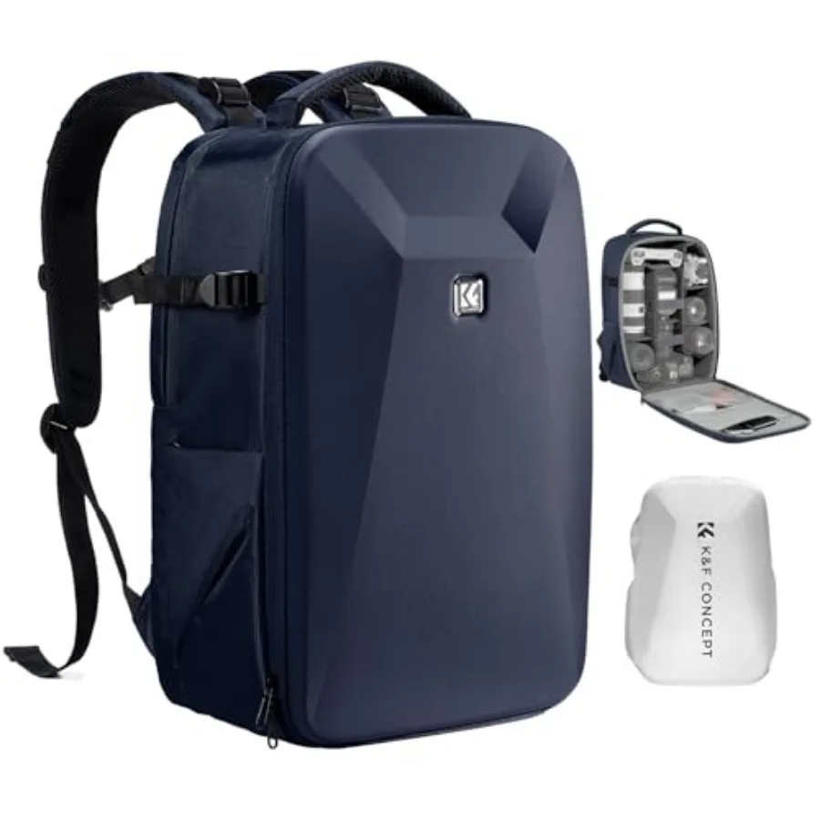 Camera Backpack, Hardshell Photography DSLR Camera Bag with 15-15.6 Inch Laptop Compartment Hard Shell Camera Case Compatible w
Camera Backpack, Hardshell Photography DSLR Camera Bag with 15-15.6 Inch Laptop Compartment Hard Shell Camera Case Compatible w