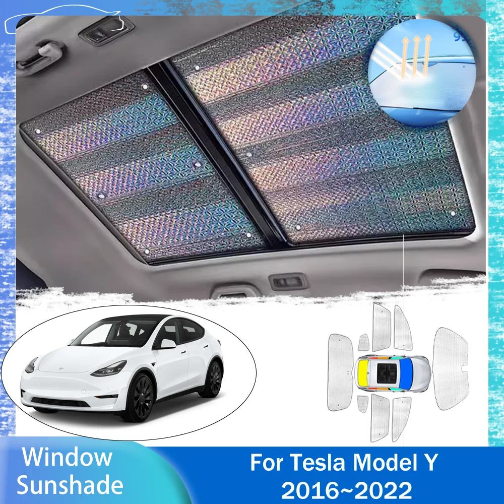 For Tesla Model Y 2020~2024 2021 Skylight Sunshade Car Side Window Anti-UV Windshield Sun Shade Protector Parasol Accessories
For Tesla Model Y 2020~2024 2021 Skylight Sunshade Car Side Window Anti-UV Windshield Sun Shade Protector Parasol Accessories