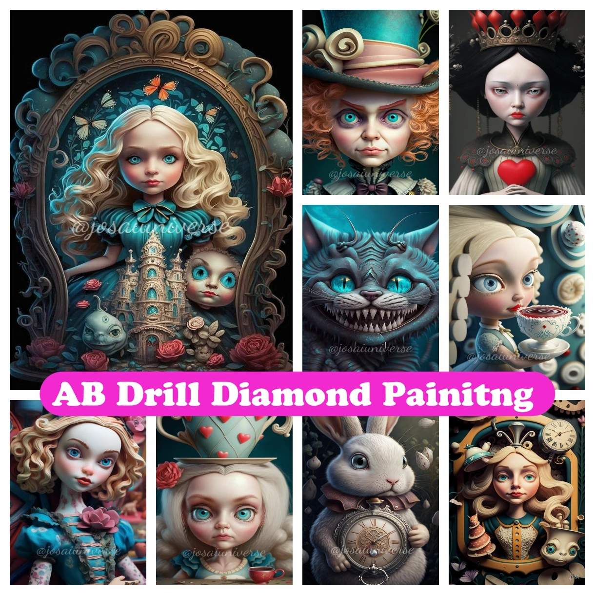 Alice In Wonderland 5D DIY AB Diamond Painting Mosaic Disney Cartoon Art Cross Stitch Rhinestones Handmade Embroidery Home Decor
Alice In Wonderland 5D DIY AB Diamond Painting Mosaic Disney Cartoon Art Cross Stitch Rhinestones Handmade Embroidery Home Decor