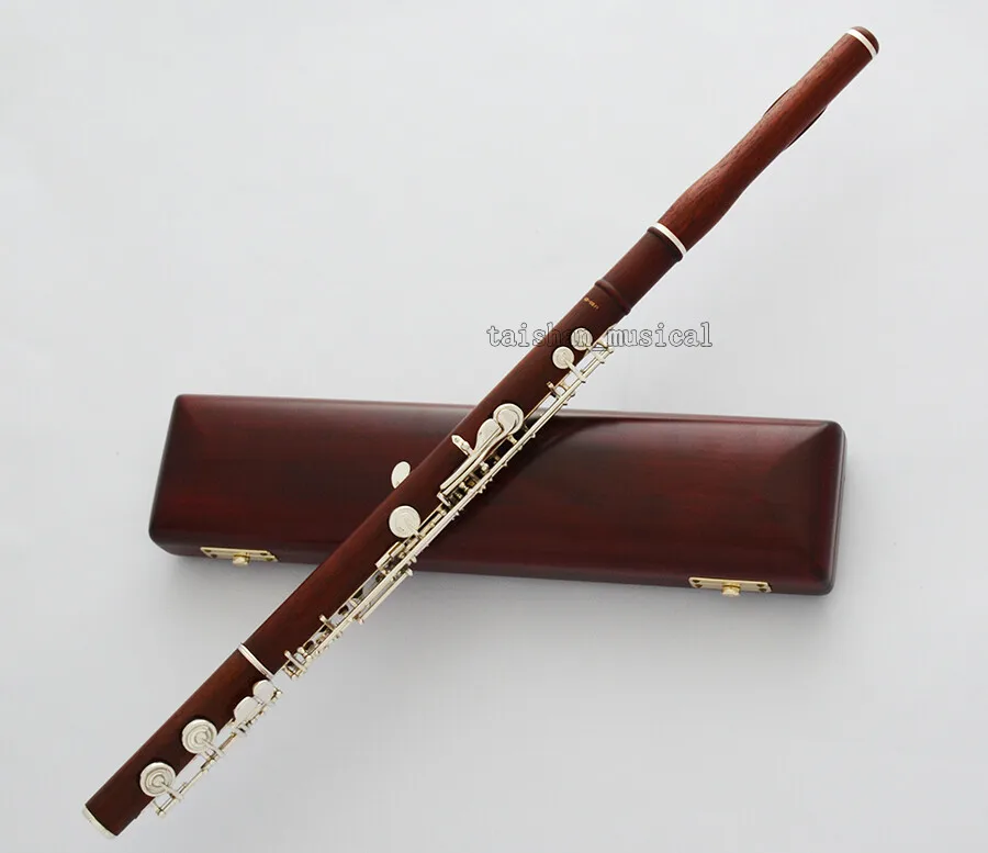 Grenadilla Rose Wooden 16 Open Holes Flute C Key C Foot Split E Offset G NEW 2025
Grenadilla Rose Wooden 16 Open Holes Flute C Key C Foot Split E Offset G NEW 2025