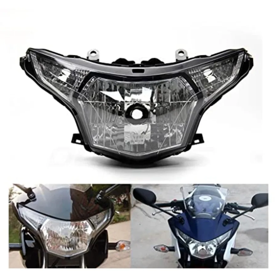 Motorcycle Headlight Lamp Assembly Compatible for Honda CBR250R 20082013 Models with Fairing Integration Clear Front Head Lamp
Motorcycle Headlight Lamp Assembly Compatible for Honda CBR250R 20082013 Models with Fairing Integration Clear Front Head Lamp