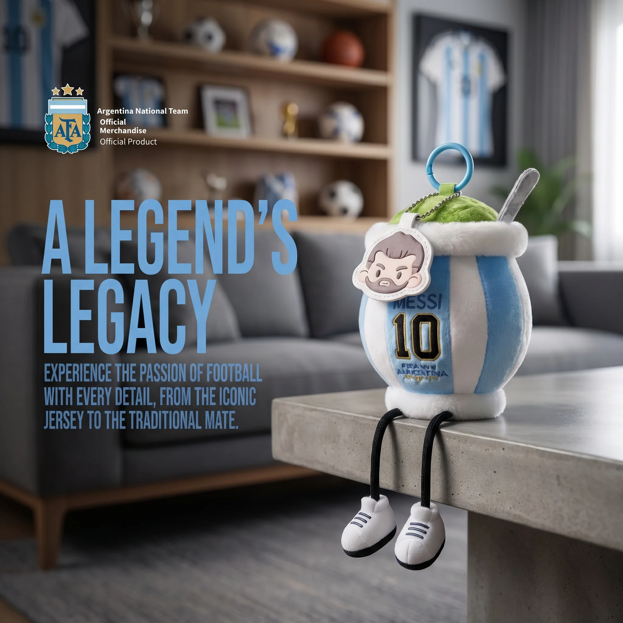 Official Argentina National Football Team Scented Plush Keychain, Messi 10 Number Figurine, Collectible Gift for Fans, 2026 Usmn
Official Argentina National Football Team Scented Plush Keychain, Messi 10 Number Figurine, Collectible Gift for Fans, 2026 Usmn
