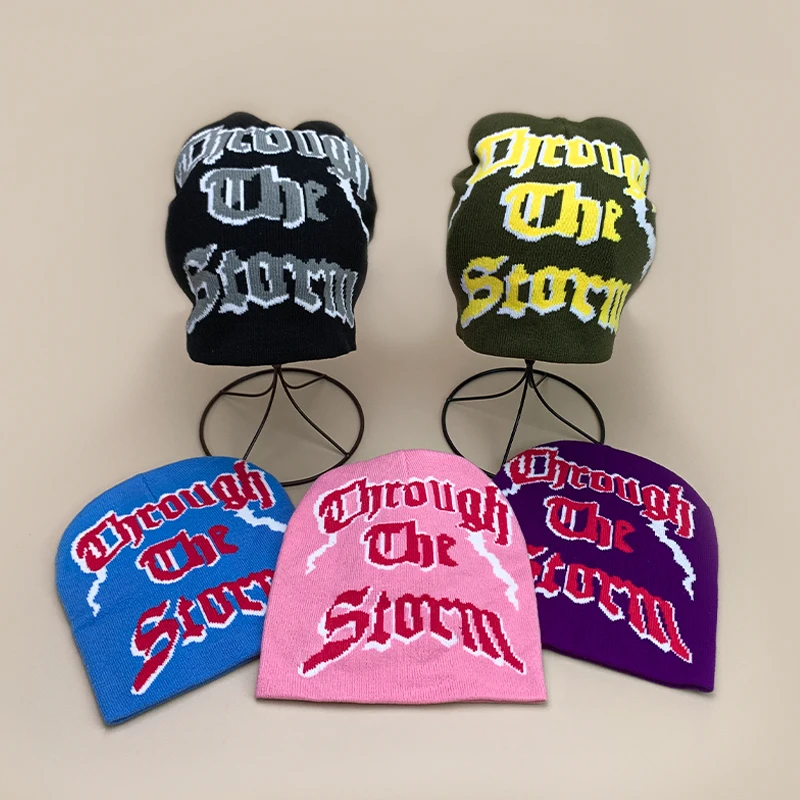 European Hip Hop Letter Knitted Hats Autumn and Winter Color Block New Unisex Personal Warm ins Versatile Street Fashion Beanies
European Hip Hop Letter Knitted Hats Autumn and Winter Color Block New Unisex Personal Warm ins Versatile Street Fashion Beanies