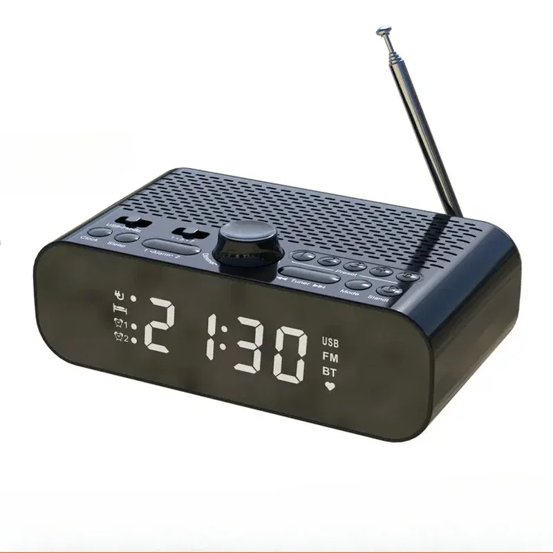 Будильник, радио/динамик Bluetooth, светодиодные электронные часы, карта U-диска, таймер
Будильник, радио/динамик Bluetooth, светодиодные электронные часы, карта U-диска, таймер