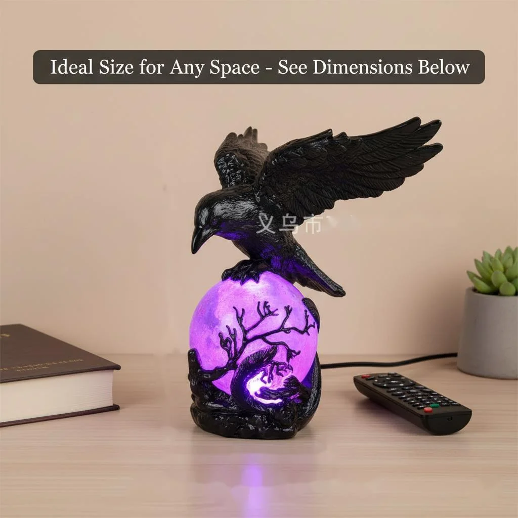 Настольная лампа в готическом стиле с изображением орла, с фиолетовой светодиодной подсветкой, скульптура орла из смолы, ночник, креативный готический декор для кабинета
Настольная лампа в готическом стиле с изображением орла, с фиолетовой светодиодной подсветкой, скульптура орла из смолы, ночник, креативный готический декор для кабинета