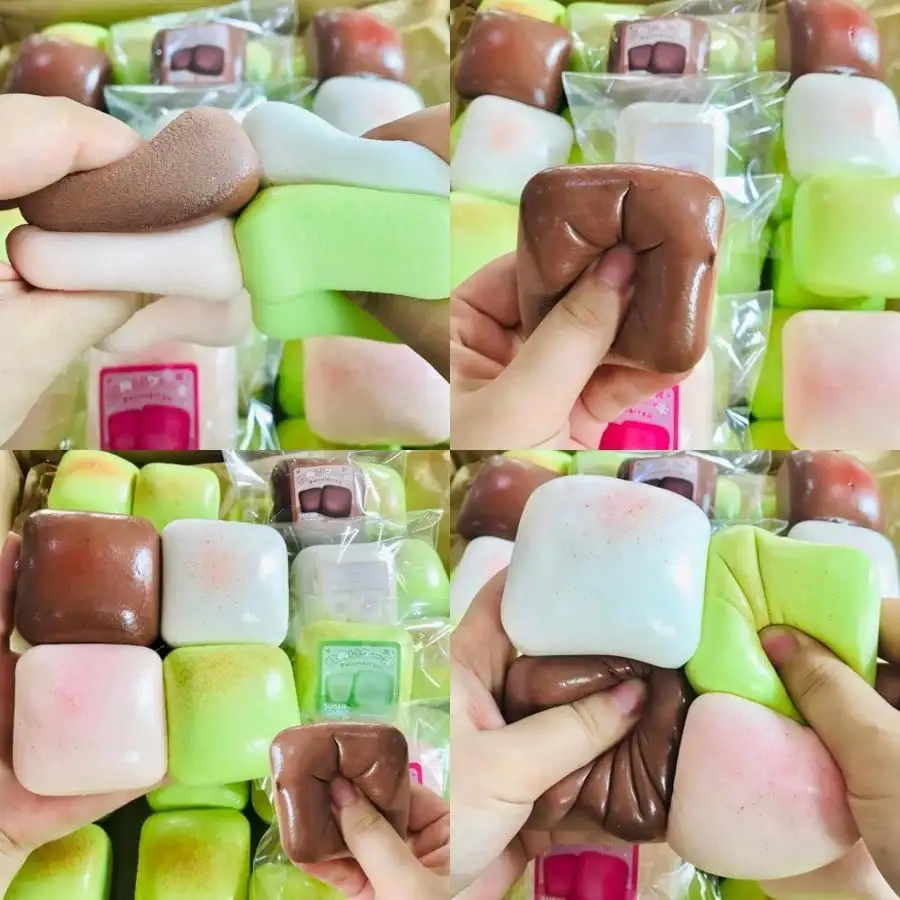4Pcs Sticky Bread Slow Rising Squishy Super Soft Slow Rising Squishies Vibrant Bread Shape Squeeze Toy Small Toast Squishy For Anxiety Relief Fidget Toys Fidget Toys
4Pcs Sticky Bread Slow Rising Squishy Super Soft Slow Rising Squishies Vibrant Bread Shape Squeeze Toy Small Toast Squishy For Anxiety Relief Fidget Toys Fidget Toys