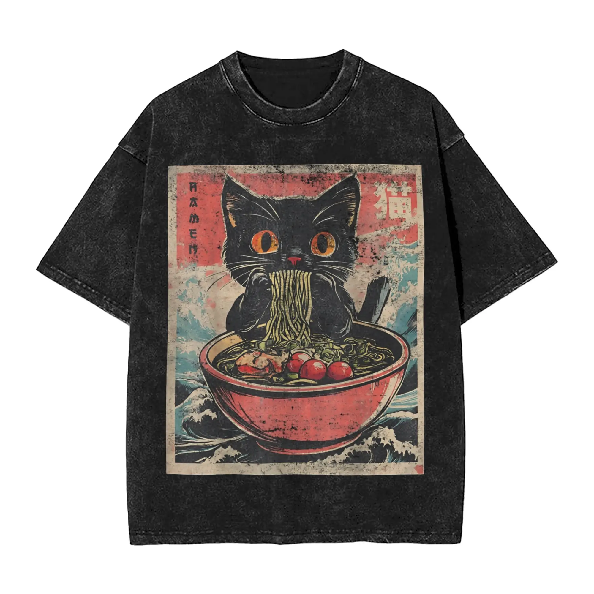 Аниме Cat Ramen японские забавные футболки Kawaii Cat футболки мужские из чистого хлопка сумасшедшие футболки с круглым вырезом футболка одежда больших размеров
Аниме Cat Ramen японские забавные футболки Kawaii Cat футболки мужские из чистого хлопка сумасшедшие футболки с круглым вырезом футболка одежда больших размеров