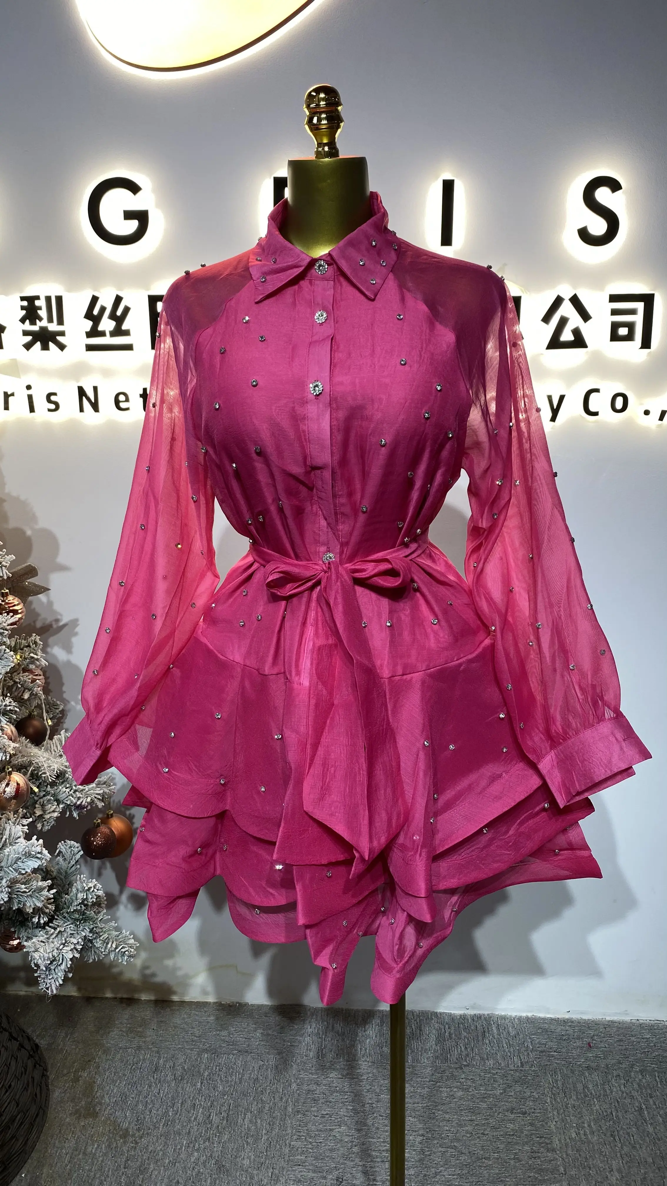 Spring Roman-style corseted outerwear bandage casual women's wear imperial diamond ruffled lace vest-GZXX171
Spring Roman-style corseted outerwear bandage casual women's wear imperial diamond ruffled lace vest-GZXX171