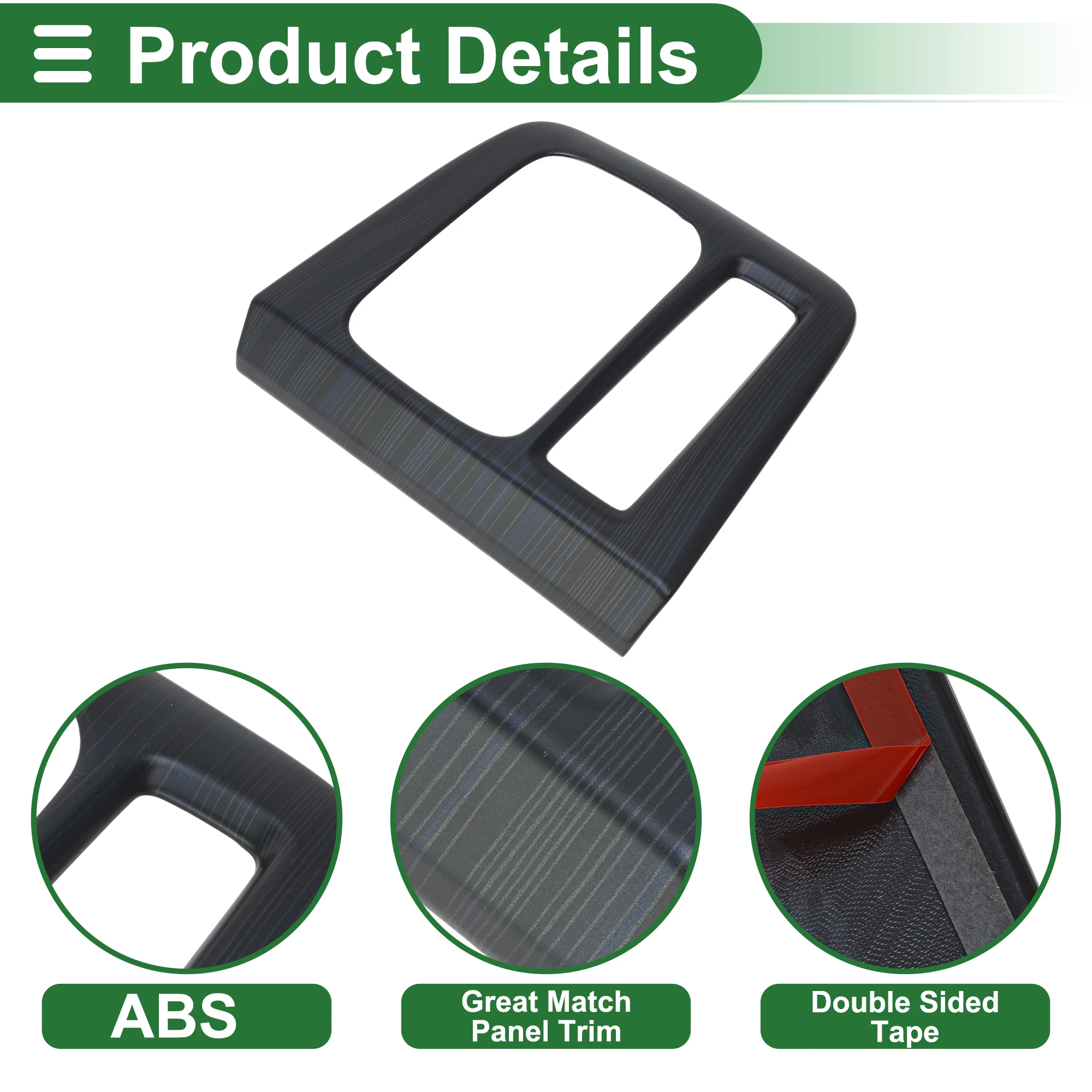 UXCELL Central Control Gear Shift Panel Trim Cover for Honda CRV 23-25 Gear Shift Black Wood Grain Color Half Pack Trim
UXCELL Central Control Gear Shift Panel Trim Cover for Honda CRV 23-25 Gear Shift Black Wood Grain Color Half Pack Trim