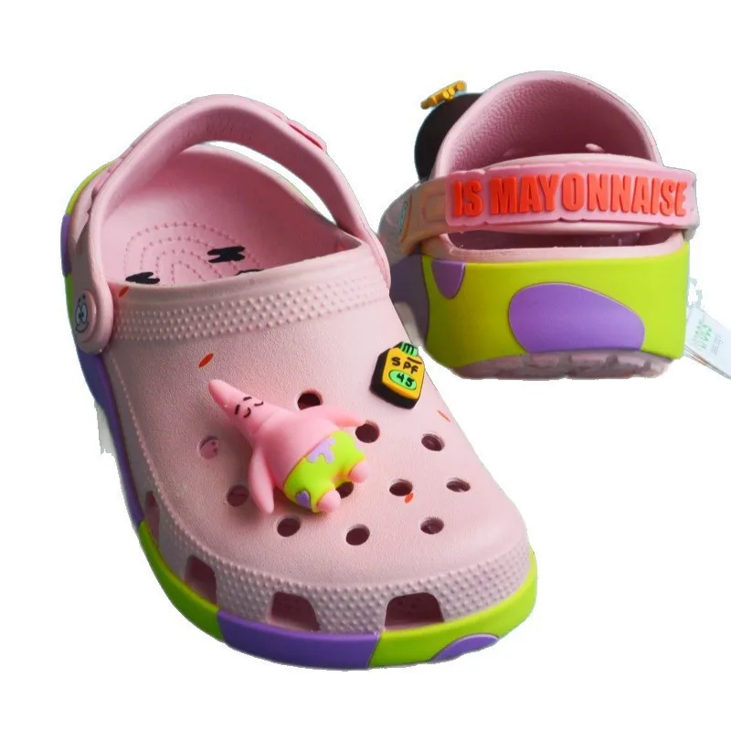 2026 New SpongeBob and Patrick Summer Slippers Cartoon Hole Sandals Soft Non-slip Indoor Beach Shoes for Boys and Girls gift
2026 New SpongeBob and Patrick Summer Slippers Cartoon Hole Sandals Soft Non-slip Indoor Beach Shoes for Boys and Girls gift