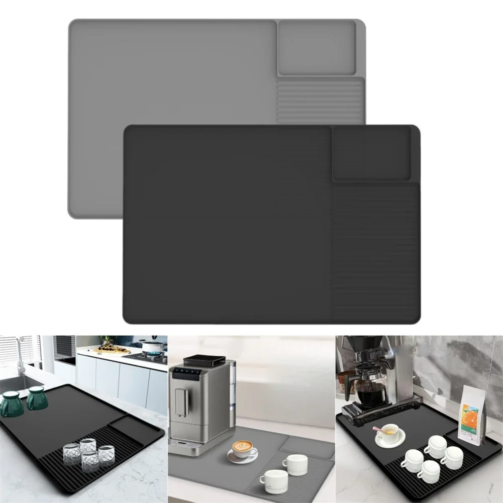 Silicone Coffee Mat Dish Drying Pad Heat And Scratch Protection Coffee Machine Mat For Kitchen Countertop Espresso Machine
Silicone Coffee Mat Dish Drying Pad Heat And Scratch Protection Coffee Machine Mat For Kitchen Countertop Espresso Machine