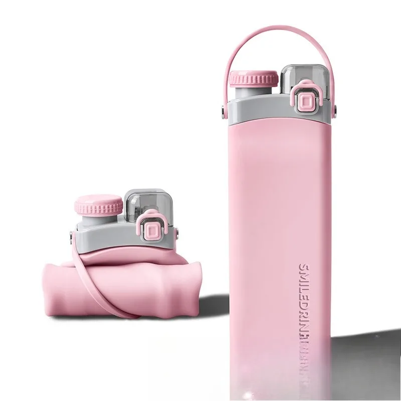 New unique double cover anti-leakage foldable high temperature resistant, silicone sports kettle
New unique double cover anti-leakage foldable high temperature resistant, silicone sports kettle