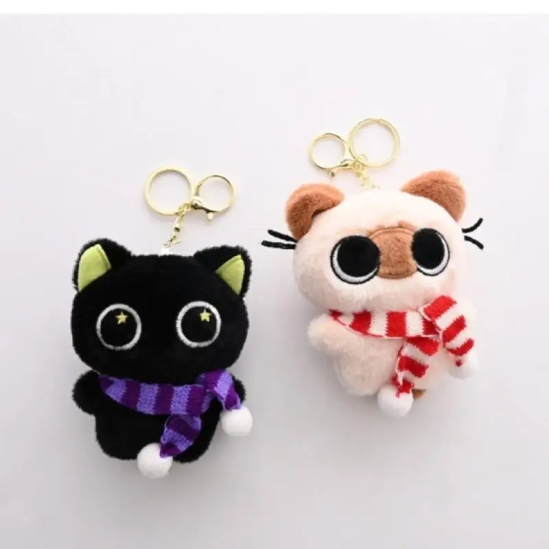 1 Piece Soft Stuffed Kitten Keyring Black Cat Squeaky Plush Doll Keychain Lovely School Bag Pendant Decoration Couple Gifts
1 Piece Soft Stuffed Kitten Keyring Black Cat Squeaky Plush Doll Keychain Lovely School Bag Pendant Decoration Couple Gifts