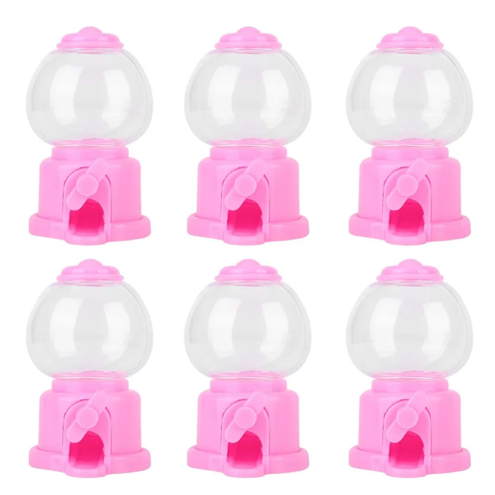 6Pcs Cute Shape Mini Candy Dispenser Mini Size PS+PP Candy Storage Box Pink Color Rotatable Design Candy Machine Party Favors
6Pcs Cute Shape Mini Candy Dispenser Mini Size PS+PP Candy Storage Box Pink Color Rotatable Design Candy Machine Party Favors