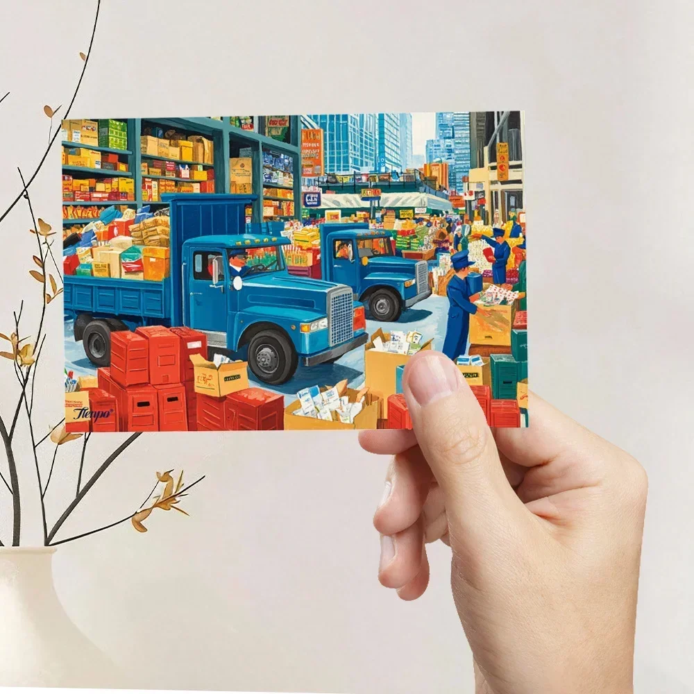 32pcs, Pop art style, postcards, decorations/greeting cards/postcards, high-precision printing, collectible and mailable
32pcs, Pop art style, postcards, decorations/greeting cards/postcards, high-precision printing, collectible and mailable