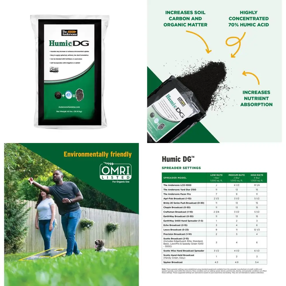 Organic Humic Soil Enhancer - 40 lb, Covers 40,000 sq ft
Organic Humic Soil Enhancer - 40 lb, Covers 40,000 sq ft