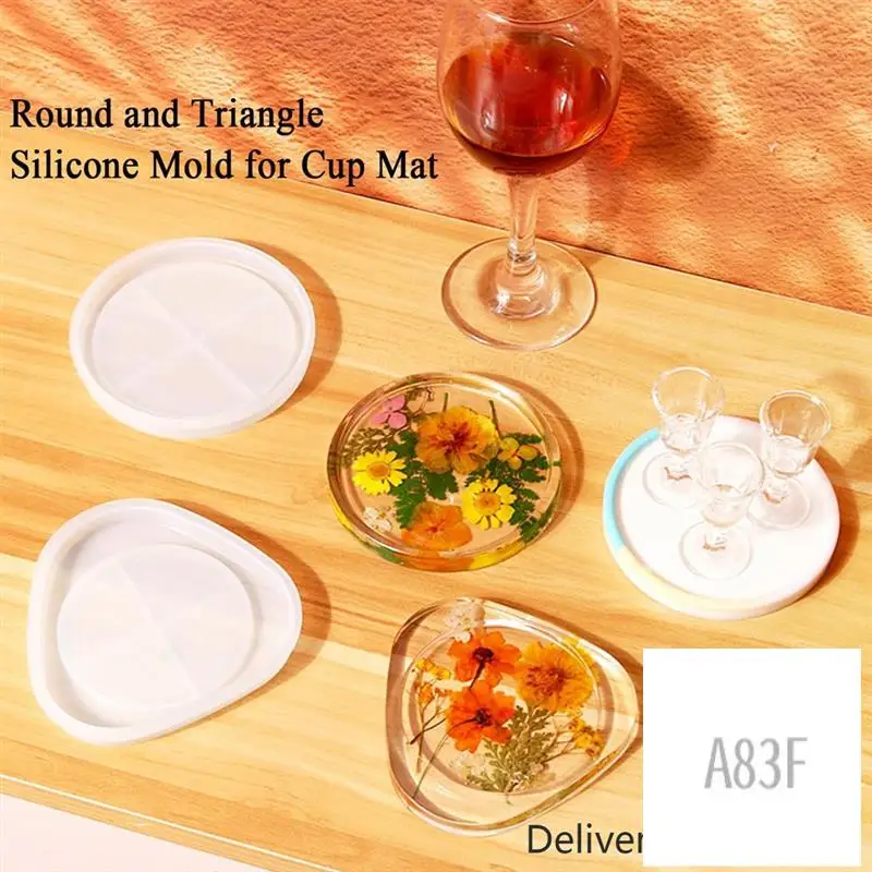 4 Pcs Resin Coaster Mold Set Coaster Mold For Epoxy Resin Triangle Round Coaster Mold Resin Coaster For Cup Mat Easy Install
4 Pcs Resin Coaster Mold Set Coaster Mold For Epoxy Resin Triangle Round Coaster Mold Resin Coaster For Cup Mat Easy Install