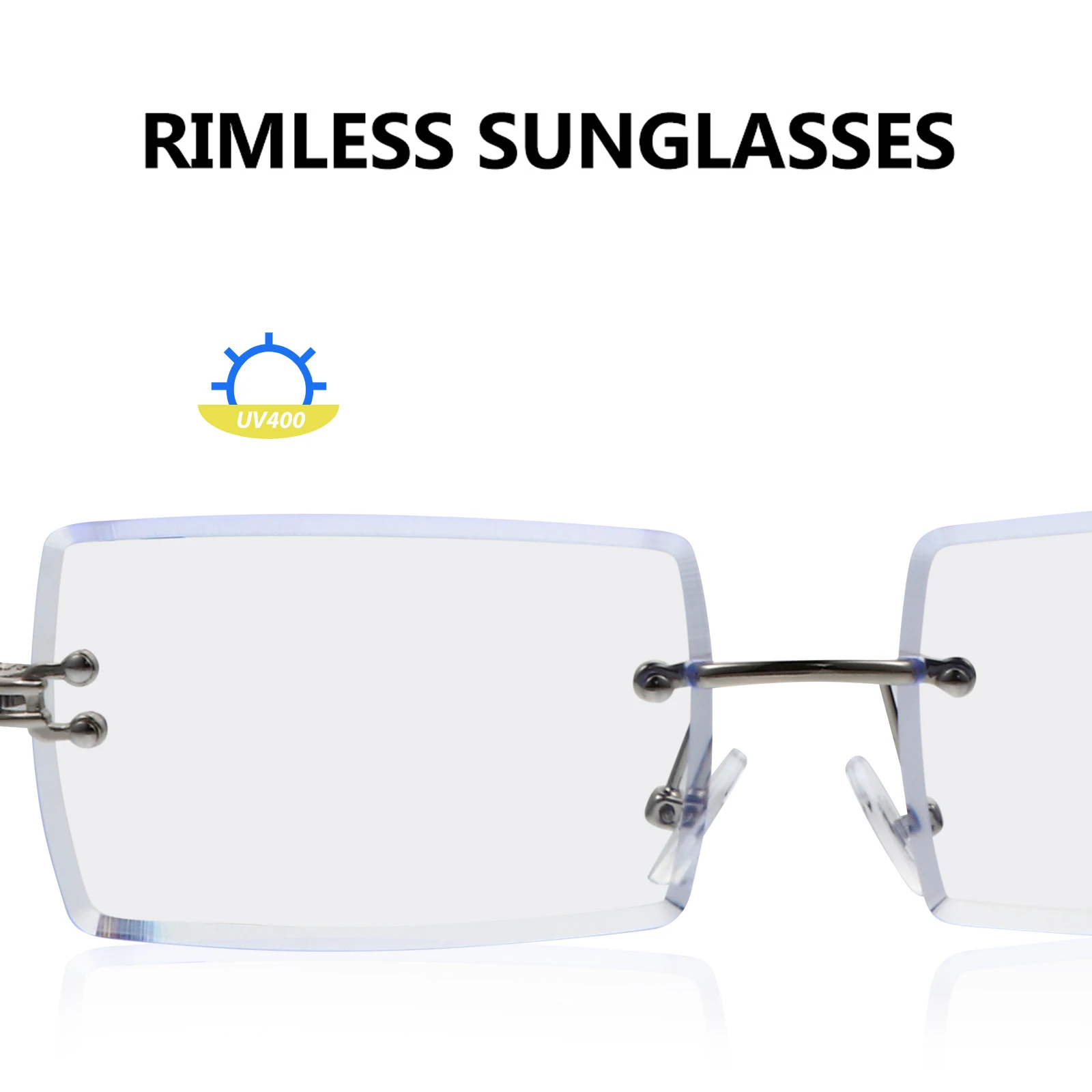 Sunscreen Sunglasses Lightweight PC Metal Unbreakable UV Travel Beach Party Fashion Rimless Practical
Sunscreen Sunglasses Lightweight PC Metal Unbreakable UV Travel Beach Party Fashion Rimless Practical