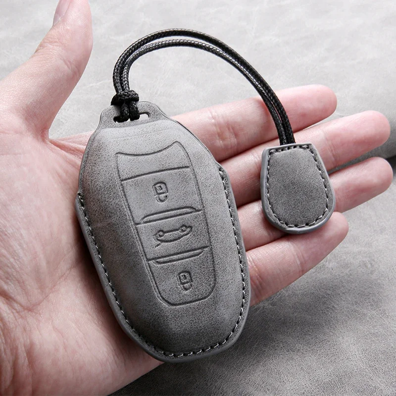 3 Buttons Stylish Anti-Scratch PU Leather Key Case Cover Bag for Citroen C4 C4L C6 C3-XR Keychain Protector Shell Car Accessory
3 Buttons Stylish Anti-Scratch PU Leather Key Case Cover Bag for Citroen C4 C4L C6 C3-XR Keychain Protector Shell Car Accessory
