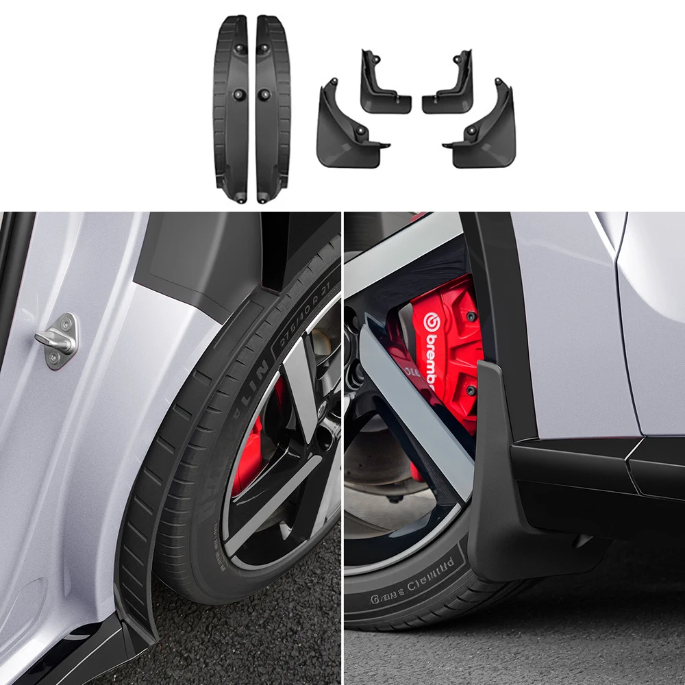 Модифицированная автомобильная подкладка, брызговик без сверления, передние и задние колеса, анти-каменный брызговик, брызговик для Xiaomi YU7 2025 2026, аксессуары
Модифицированная автомобильная подкладка, брызговик без сверления, передние и задние колеса, анти-каменный брызговик, брызговик для Xiaomi YU7 2025 2026, аксессуары