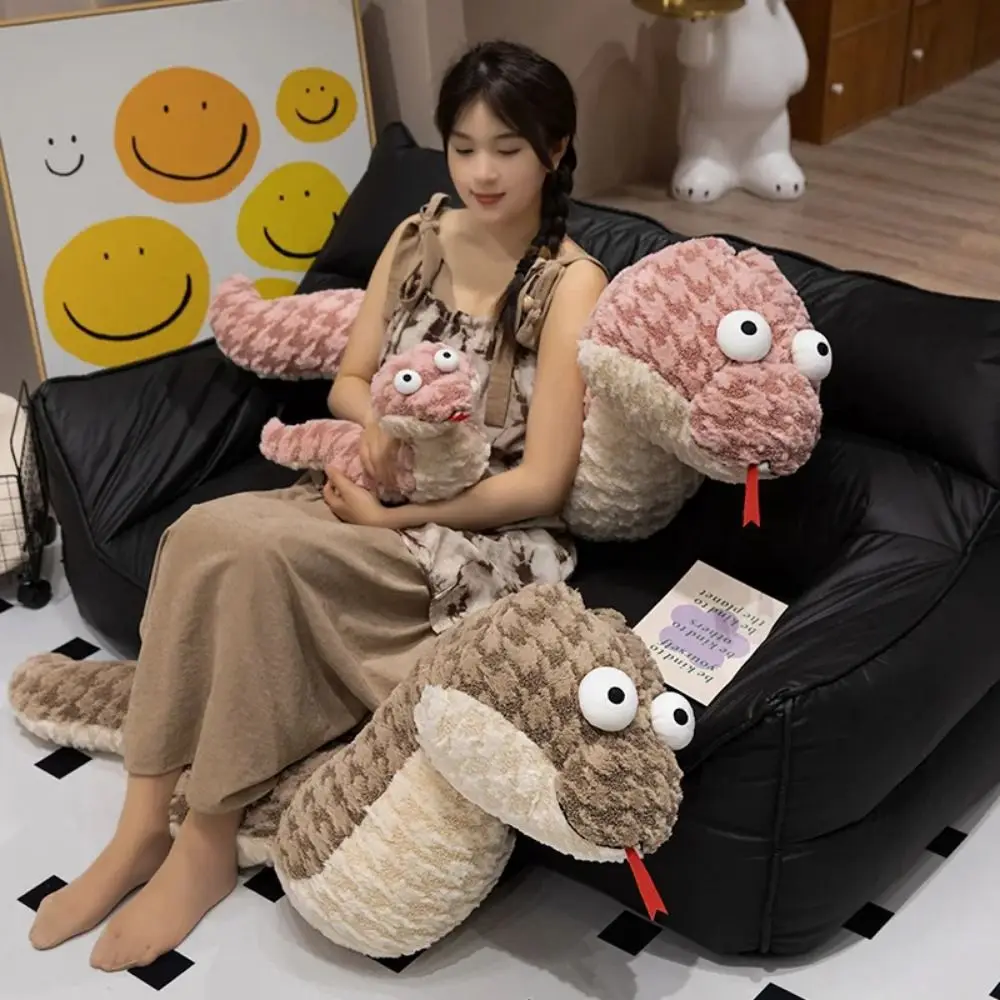 Creative Fluffy Big Eyes Snake Plush Toys 45-70cm Soft Cartoon Stuffed Animal Big Head Huggable Snake Appease Doll Halloween
Creative Fluffy Big Eyes Snake Plush Toys 45-70cm Soft Cartoon Stuffed Animal Big Head Huggable Snake Appease Doll Halloween