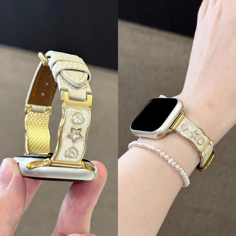 For Apple Watch S11 Crystal Diamond Strap for iWatch S10 S11 Wristband
For Apple Watch S11 Crystal Diamond Strap for iWatch S10 S11 Wristband