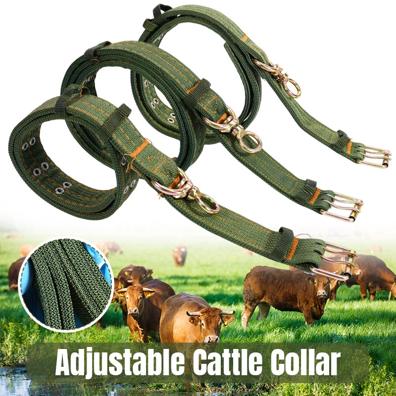 1PC Cattle Collar Cow Hauling Collar Adjustable Buckle Design Durable Canvas Collar Livestock Feeding Supply Canvas Belt New
1PC Cattle Collar Cow Hauling Collar Adjustable Buckle Design Durable Canvas Collar Livestock Feeding Supply Canvas Belt New