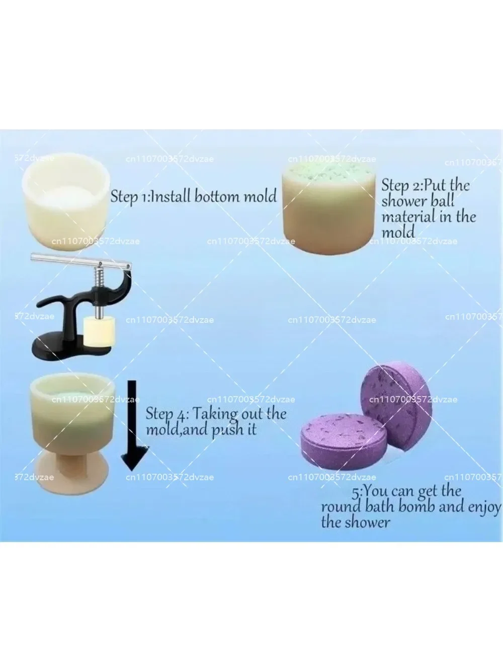 DIY Mold Kit Set with round Bath Bombs & Shower Steamer Press - Suitable for Creating Your Own Bath And Body Making Supplies
DIY Mold Kit Set with round Bath Bombs & Shower Steamer Press - Suitable for Creating Your Own Bath And Body Making Supplies