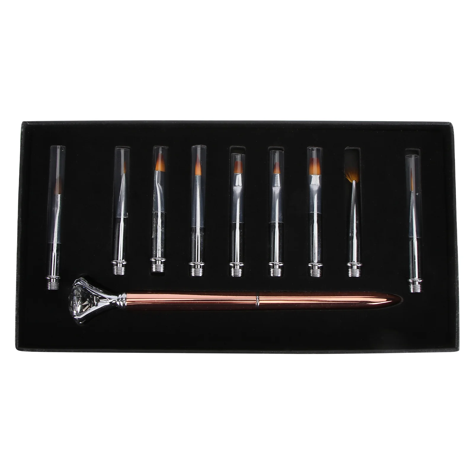 Set Multifunctional Interchangeable Head Pen Pull Line Color Painting Flower Crystal Phototherapy Manicure Brush Nail Tools
Set Multifunctional Interchangeable Head Pen Pull Line Color Painting Flower Crystal Phototherapy Manicure Brush Nail Tools