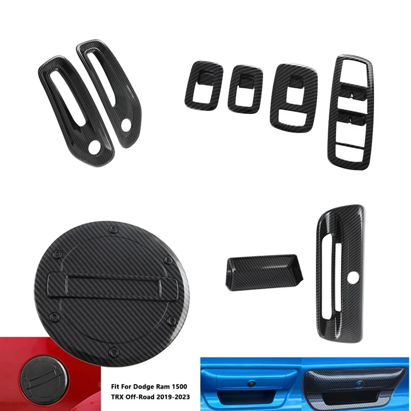 ABS Carbon Fiber Steering Wheel Decoration Light Lamp Shell Door Handle Cover Stickers For Dodge Ram 1500 TRX 2019-2023
ABS Carbon Fiber Steering Wheel Decoration Light Lamp Shell Door Handle Cover Stickers For Dodge Ram 1500 TRX 2019-2023