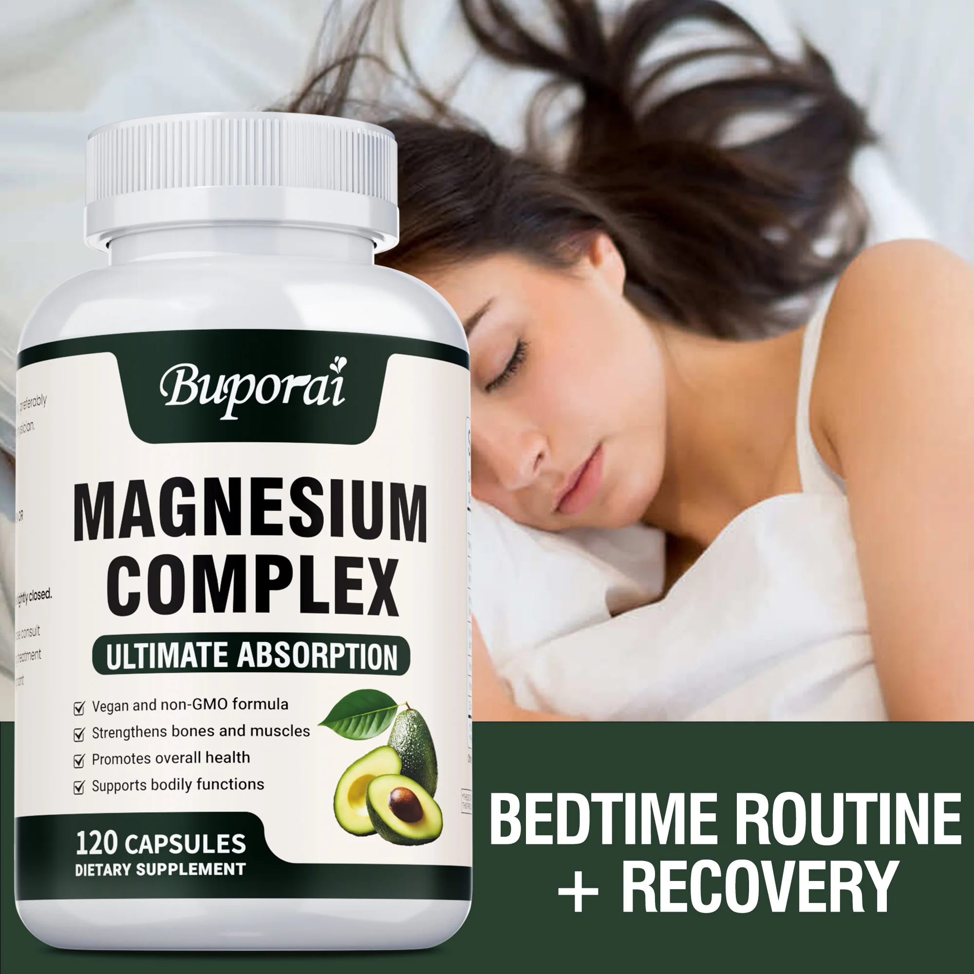 Magnesium Complex – Reduce Leg Cramps, Supports Nerve, Bone and Joint Health, Improve Mood, Reduce Fatigue, Relaxation
Magnesium Complex – Reduce Leg Cramps, Supports Nerve, Bone and Joint Health, Improve Mood, Reduce Fatigue, Relaxation