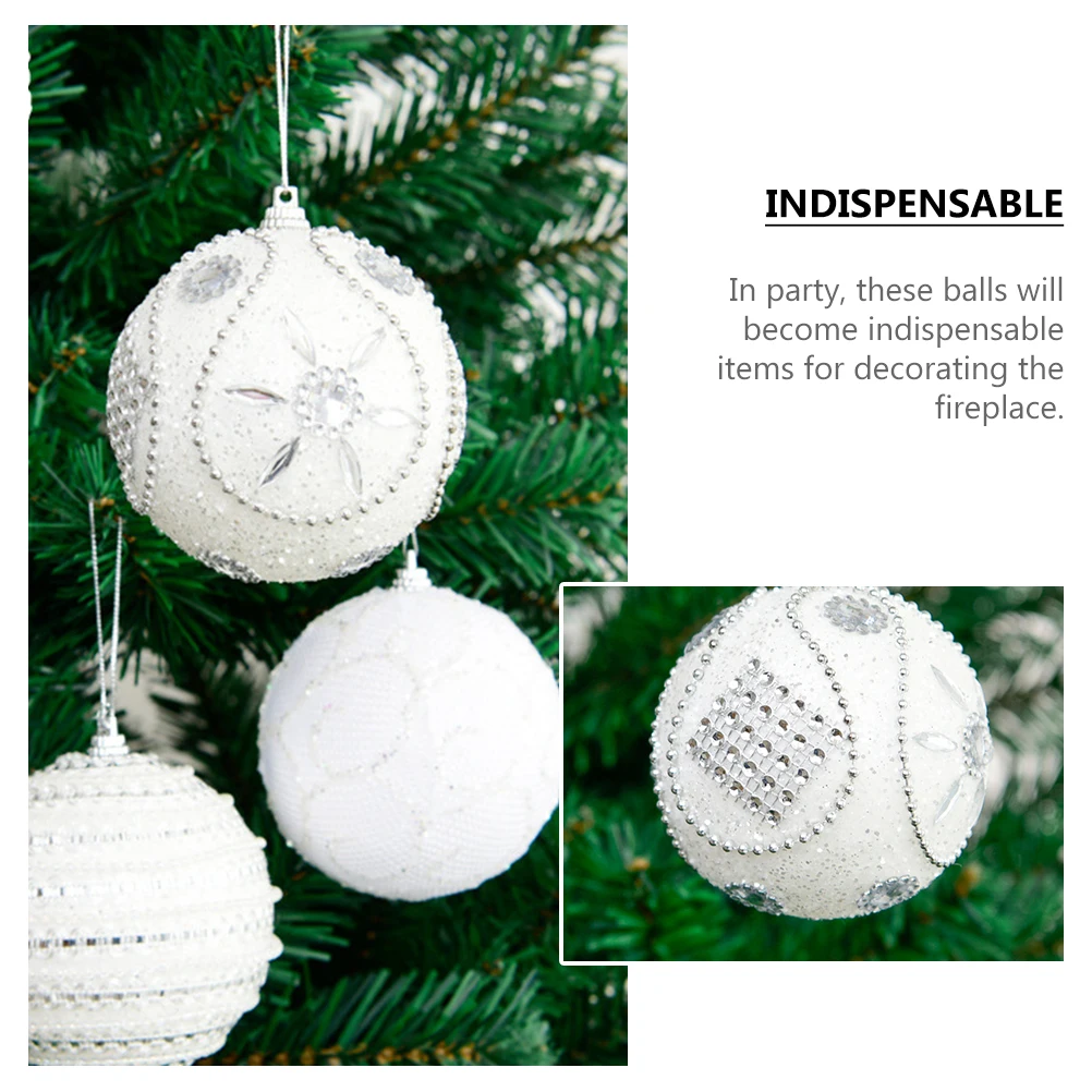 5 Pcs Christmas Ball Decoration Hanging Balls Xmas Ornaments Props Wooden Tree White Party
5 Pcs Christmas Ball Decoration Hanging Balls Xmas Ornaments Props Wooden Tree White Party