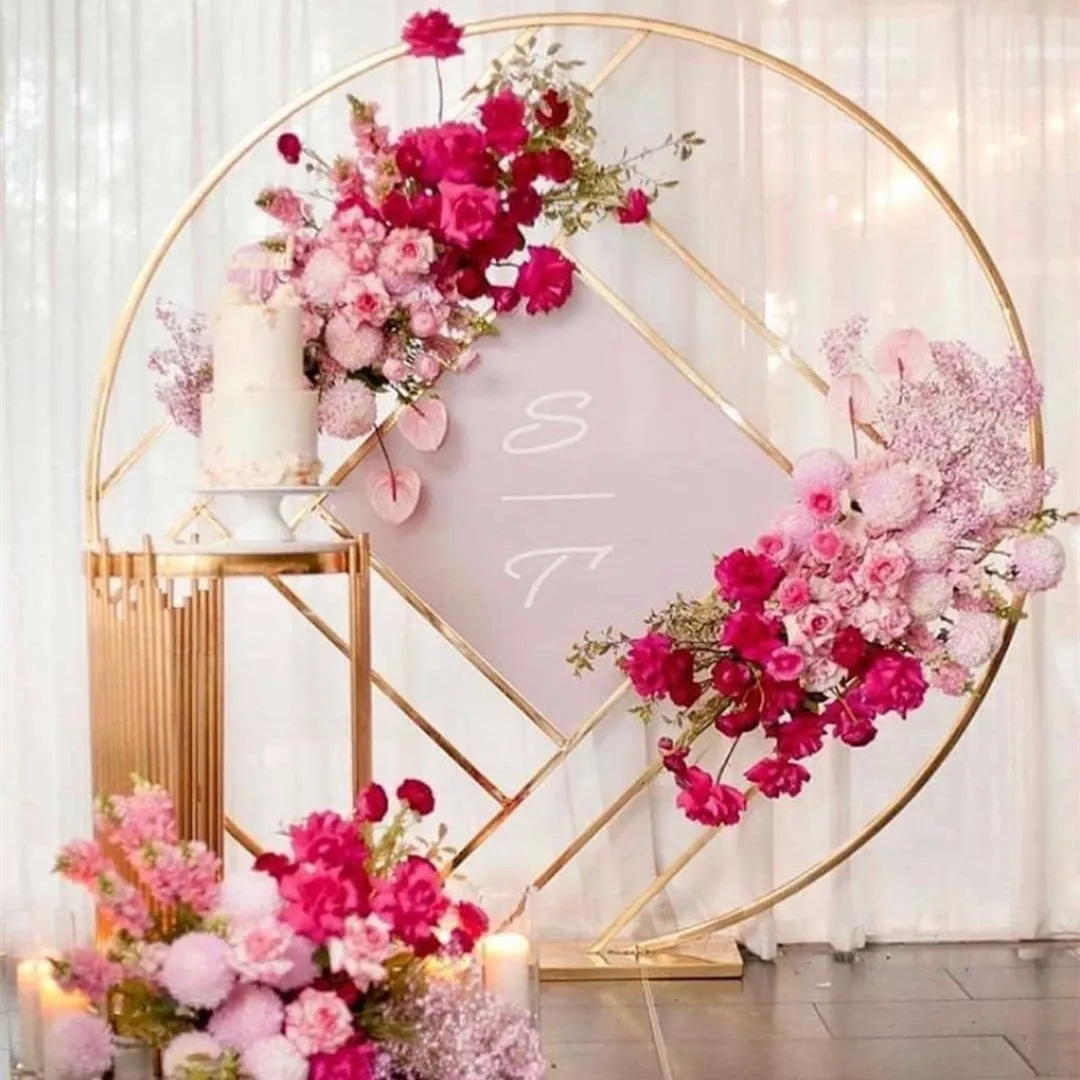 Party Supplies Round Gold Wedding Props Metal Arch Background Flower Arch Stand Round Frame Backdrop Decorations Outdoor
Party Supplies Round Gold Wedding Props Metal Arch Background Flower Arch Stand Round Frame Backdrop Decorations Outdoor