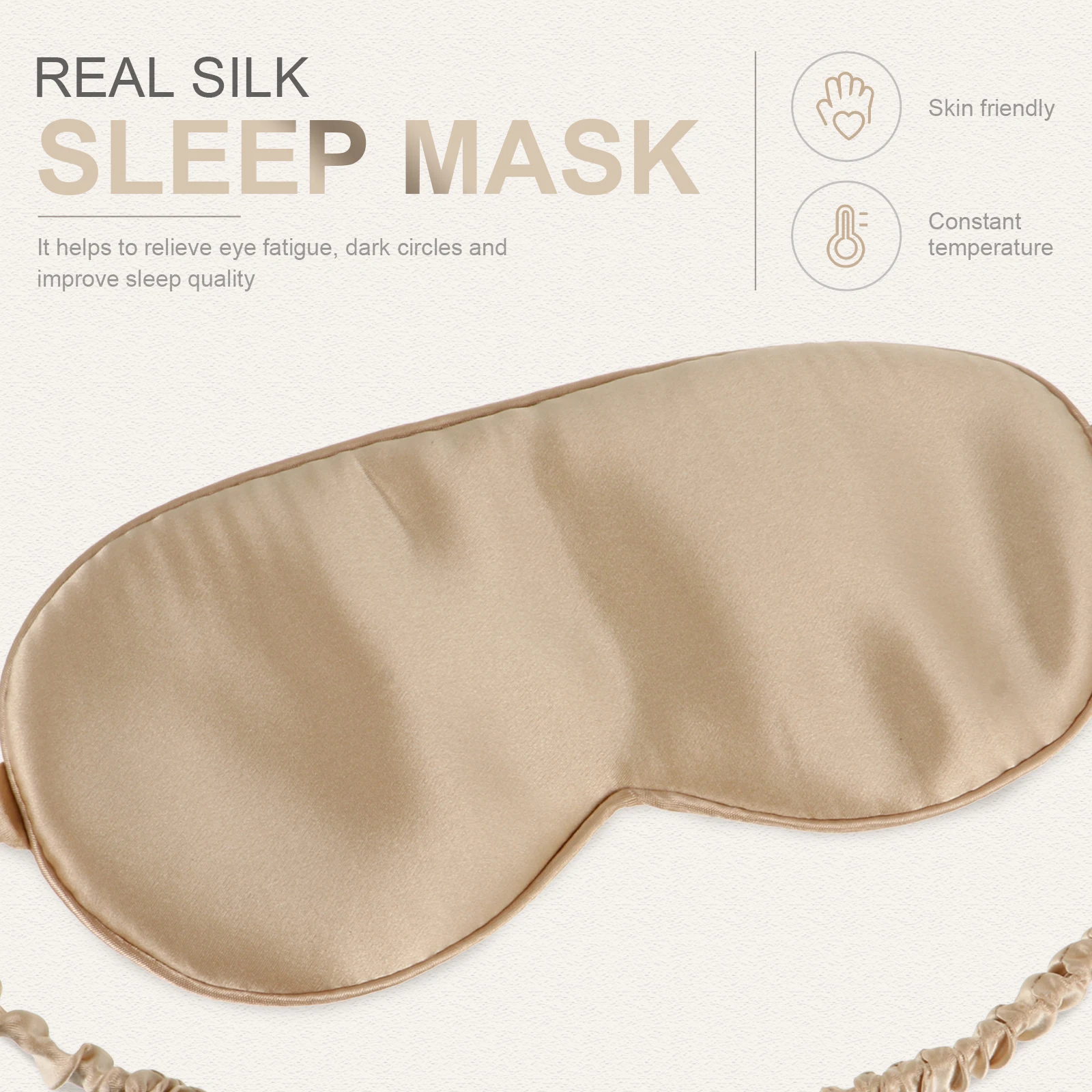 Silk Eye Mask Sleep Shade Massage Eyes Sleeping Women Masks for Super Smooth Elasticity Work Blindfold Eyepatch
Silk Eye Mask Sleep Shade Massage Eyes Sleeping Women Masks for Super Smooth Elasticity Work Blindfold Eyepatch