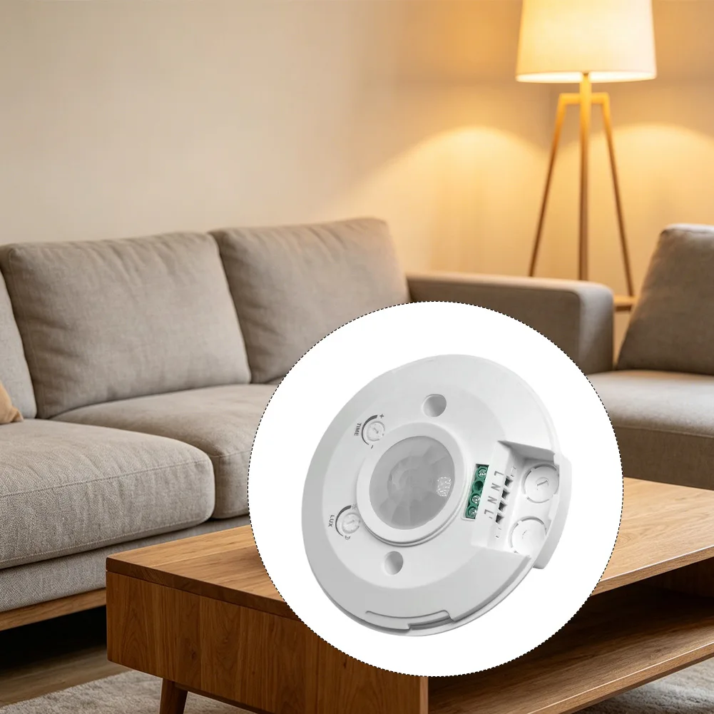 360° Infrared Motion Sensor Ceiling Indoor Surface= Mount PIR Sensor Switch For LED Lights Programmable Time & Lux 6m Range
360° Infrared Motion Sensor Ceiling Indoor Surface= Mount PIR Sensor Switch For LED Lights Programmable Time & Lux 6m Range