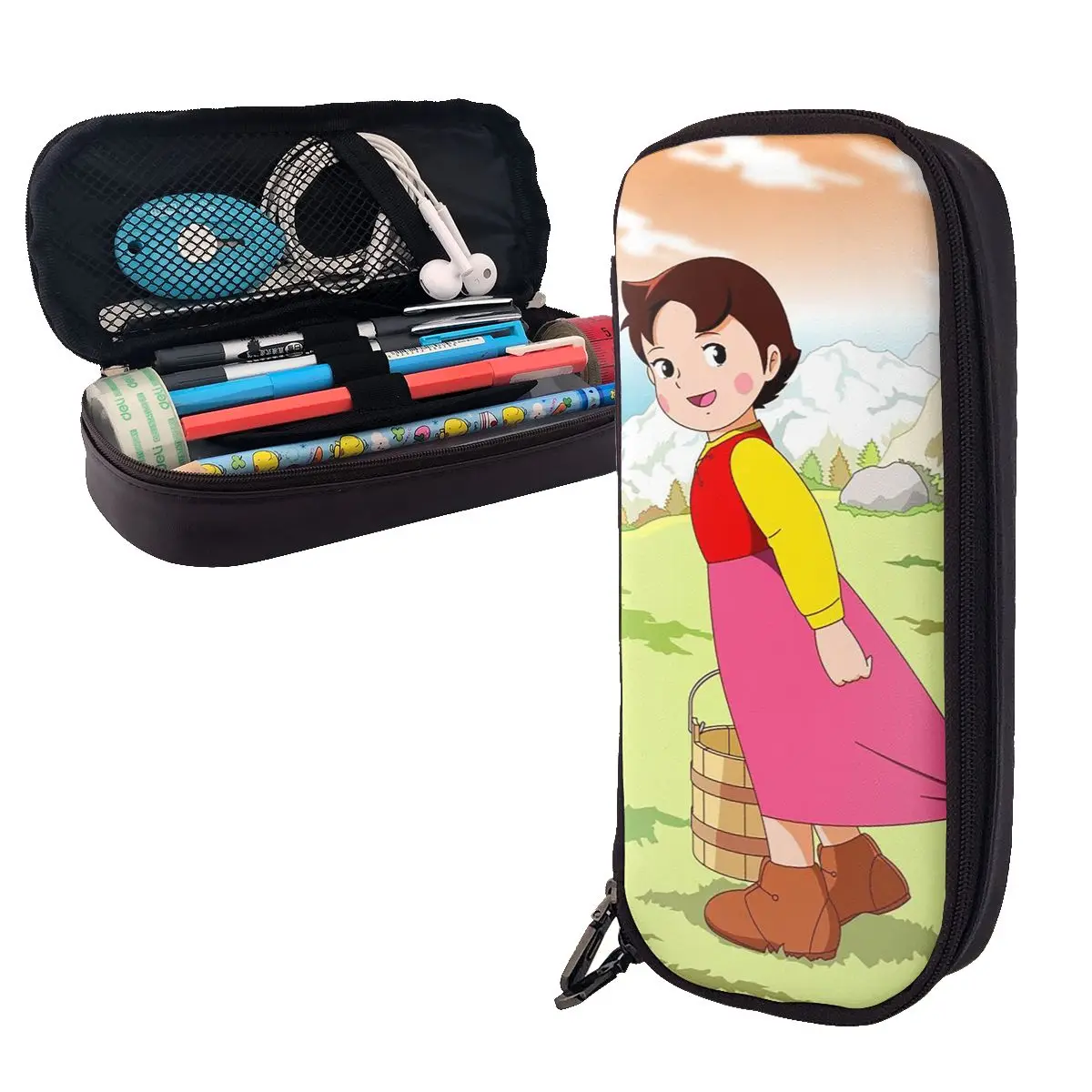 Heidi Leather Pencil Case Pencil Pouch Storage Stationery Supplies Big Capacity Pen Box Pencil Bag for Boys Girls School
Heidi Leather Pencil Case Pencil Pouch Storage Stationery Supplies Big Capacity Pen Box Pencil Bag for Boys Girls School