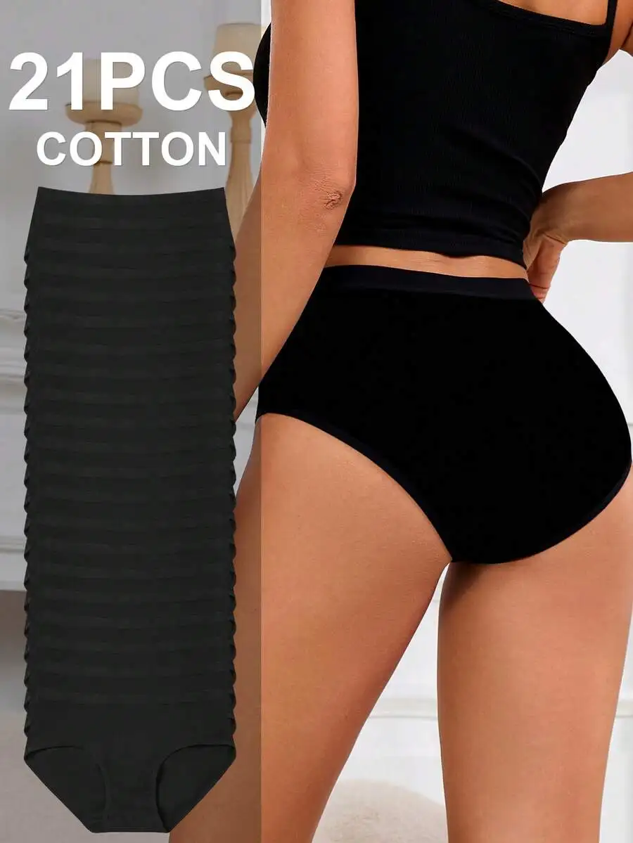 21PCS Womens Cotton Briefs Soft Comfortable Underwear Set
21PCS Womens Cotton Briefs Soft Comfortable Underwear Set