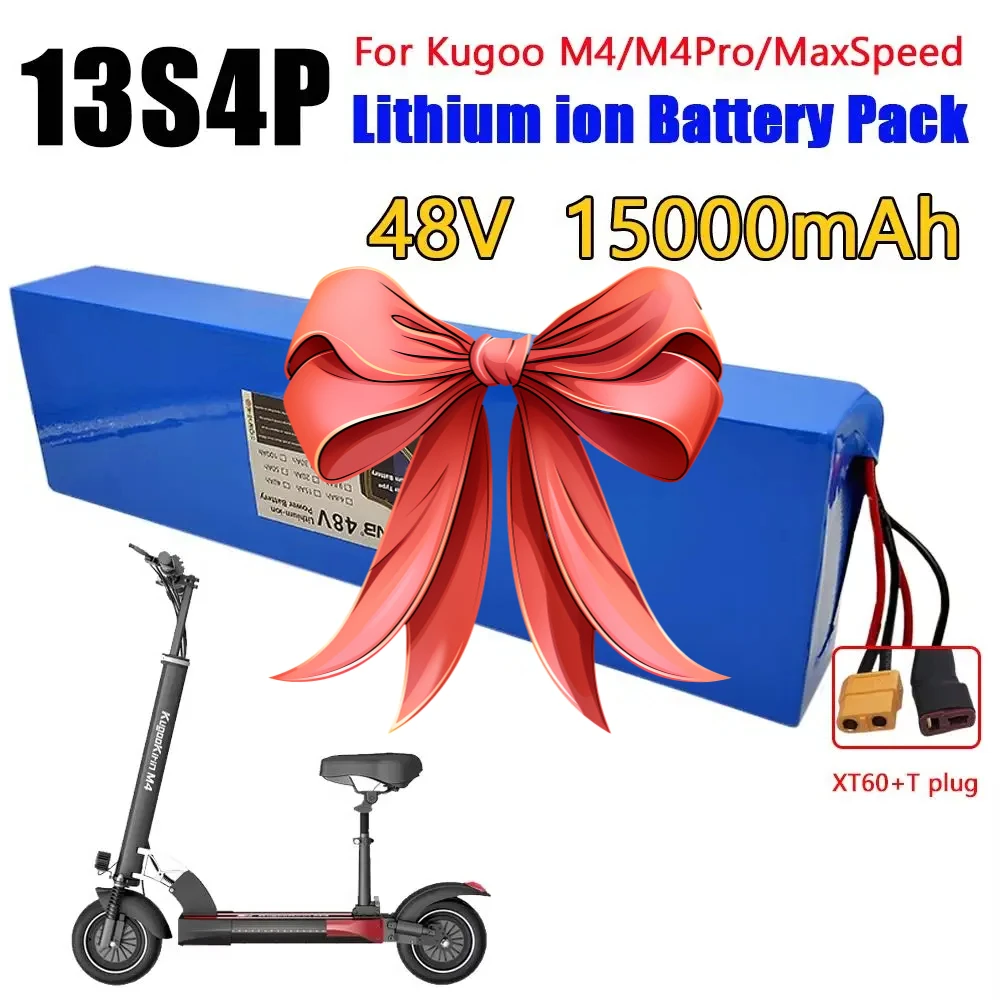Large capacity 15000mAh electric scooter battery Cool M4/M4Pro/MaxSpeed dedicated battery 13s4p (48V, 15Ah)
Large capacity 15000mAh electric scooter battery Cool M4/M4Pro/MaxSpeed dedicated battery 13s4p (48V, 15Ah)