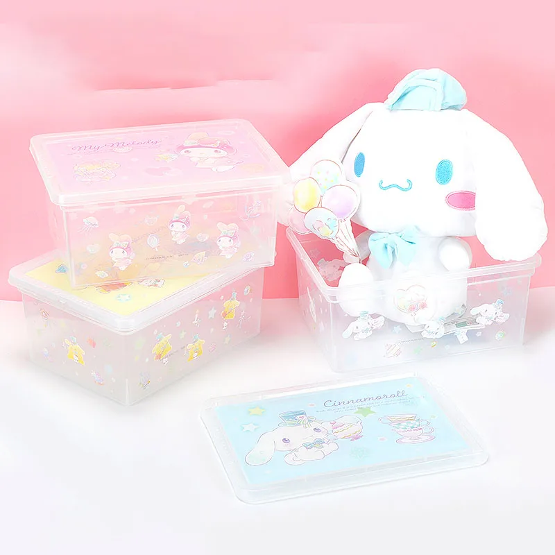 Контейнер для хранения Каваий Sanrio Kuromi Mymelody Cinnamoroll с крышкой для всякой всячины, Прозрачный Рождественский подарок для девочек
Контейнер для хранения Каваий Sanrio Kuromi Mymelody Cinnamoroll с крышкой для всякой всячины, Прозрачный Рождественский подарок для девочек