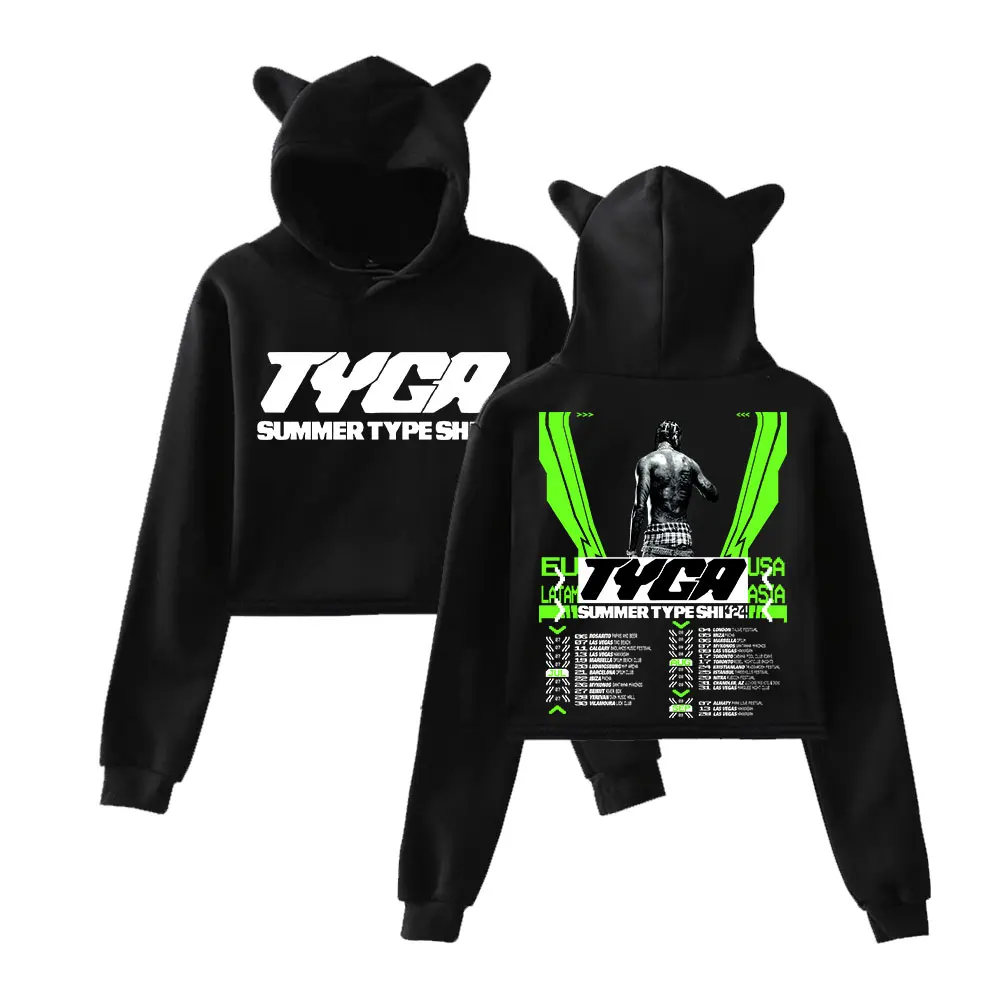 Tyga Vintage 90s Streetwear logo Hoodie Merch Hoodies Sweatshirts for Girls Cat Ear Crop Fashion Sports Pullover
Tyga Vintage 90s Streetwear logo Hoodie Merch Hoodies Sweatshirts for Girls Cat Ear Crop Fashion Sports Pullover