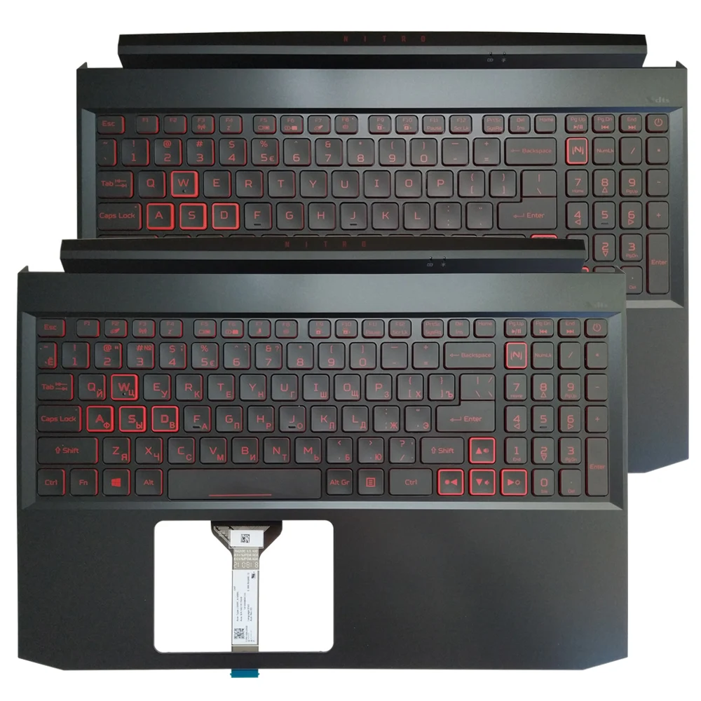 Новинка для Acer Nitro 5 AN515-57 AN515-45, русская/американская клавиатура для ноутбука, упор для рук, верхняя крышка, чехол с красной подсветкой
Новинка для Acer Nitro 5 AN515-57 AN515-45, русская/американская клавиатура для ноутбука, упор для рук, верхняя крышка, чехол с красной подсветкой