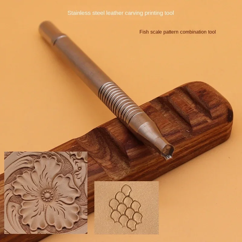 Handmade DIY Leather Tanned Stamp Stainless Steel Fish Dermatoglyph Painting Sculpture Printed Tool Carving Punch Saddle
Handmade DIY Leather Tanned Stamp Stainless Steel Fish Dermatoglyph Painting Sculpture Printed Tool Carving Punch Saddle