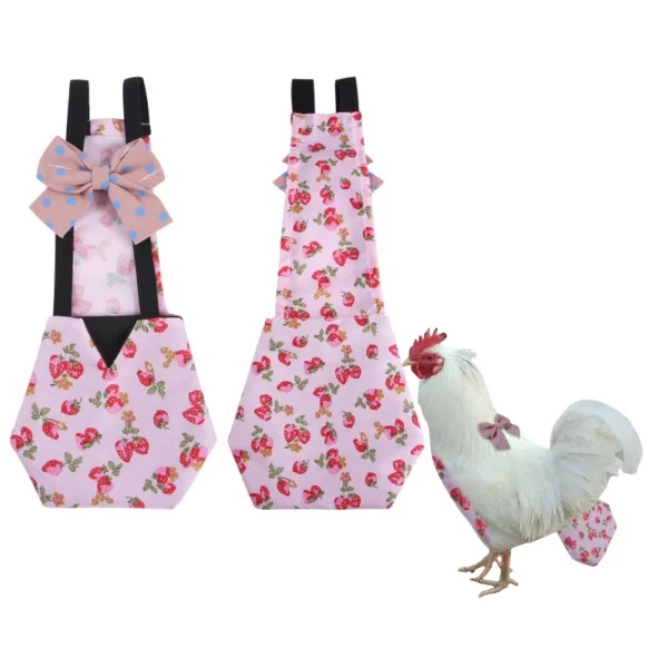 Polyester Fabric Pet Diaper with Bowknot for Goose Duck Chicken Washable Poultry Clot for Pet Cleaning
Polyester Fabric Pet Diaper with Bowknot for Goose Duck Chicken Washable Poultry Clot for Pet Cleaning